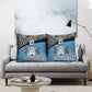 Botswana Cricket Custom Pillow Cover Baggy Blues African Zebra Skins Pattern