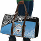 Botswana Cricket Custom Travel Bag Baggy Blues African Zebra Skins Pattern