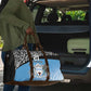 Botswana Cricket Custom Travel Bag Baggy Blues African Zebra Skins Pattern