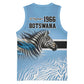 Botswana Independence Day 1966 Basketball Jersey Tribal African Zebra Skins Pattern LT9
