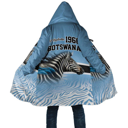 Botswana Independence Day 1966 Cloak Tribal African Zebra Skins Pattern