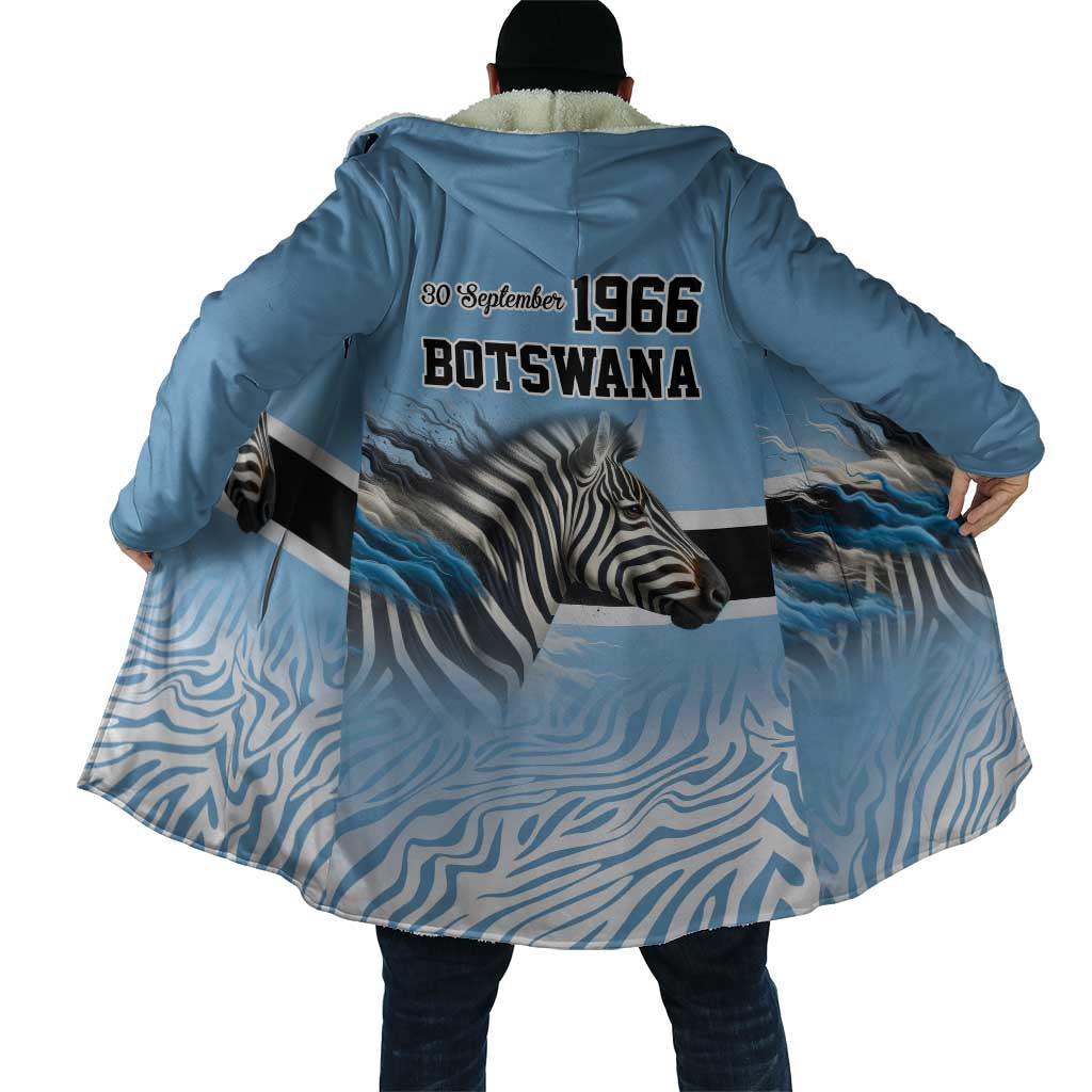 Botswana Independence Day 1966 Cloak Tribal African Zebra Skins Pattern
