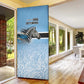 Botswana Independence Day 1966 Door Cover Tribal African Zebra Skins Pattern