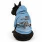 Botswana Independence Day 1966 Pet Hoodie Tribal African Zebra Skins Pattern