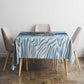 Botswana Independence Day 1966 Tablecloth Tribal African Zebra Skins Pattern - African Pride