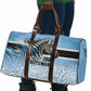Botswana Independence Day 1966 Travel Bag Tribal African Zebra Skins Pattern