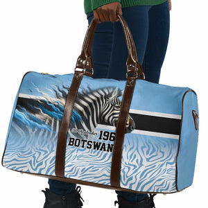 Botswana Independence Day 1966 Travel Bag Tribal African Zebra Skins Pattern