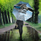 Botswana Independence Day 1966 Umbrella Tribal African Zebra Skins Pattern
