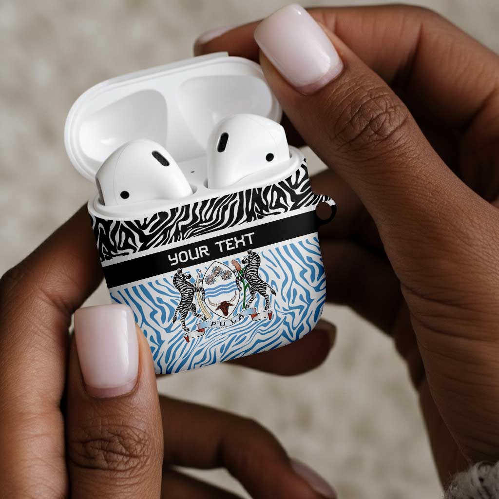 Botswana Personalized AirPods Case African Zebra Skins Pattern