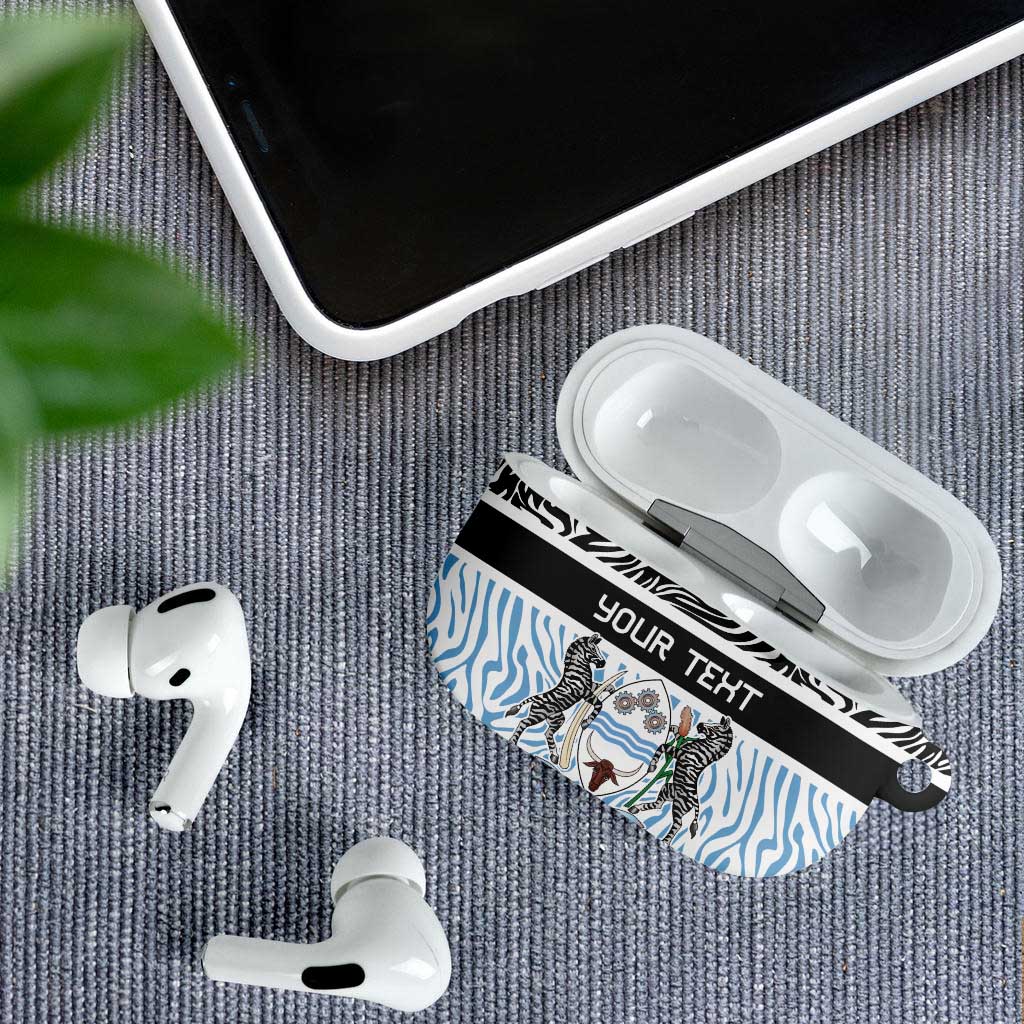 Botswana Personalized AirPods Case African Zebra Skins Pattern