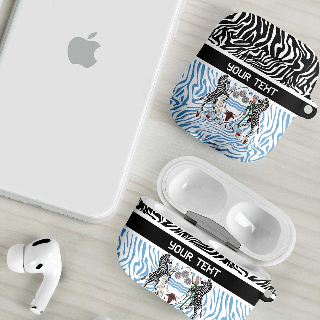 Botswana Personalized AirPods Case African Zebra Skins Pattern