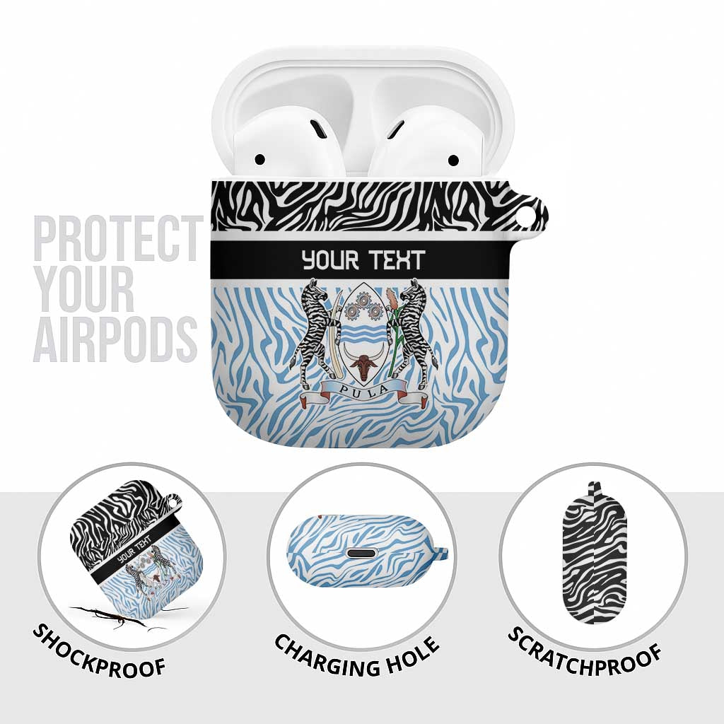 Botswana Personalized AirPods Case African Zebra Skins Pattern