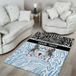 Botswana Personalized Area Rug African Zebra Skins Pattern - African Pride