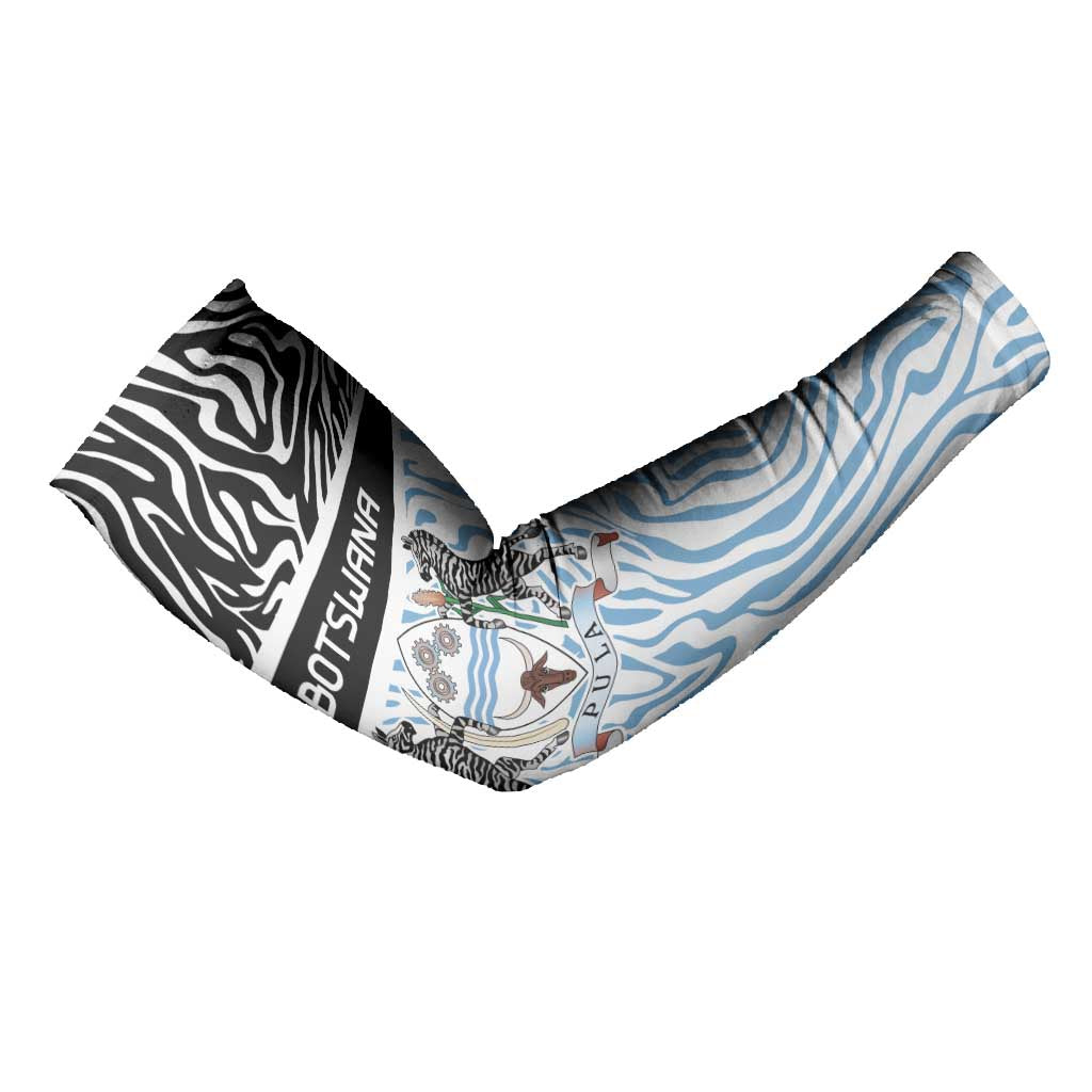 Botswana Personalized Arm Sleeves African Zebra Skins Pattern
