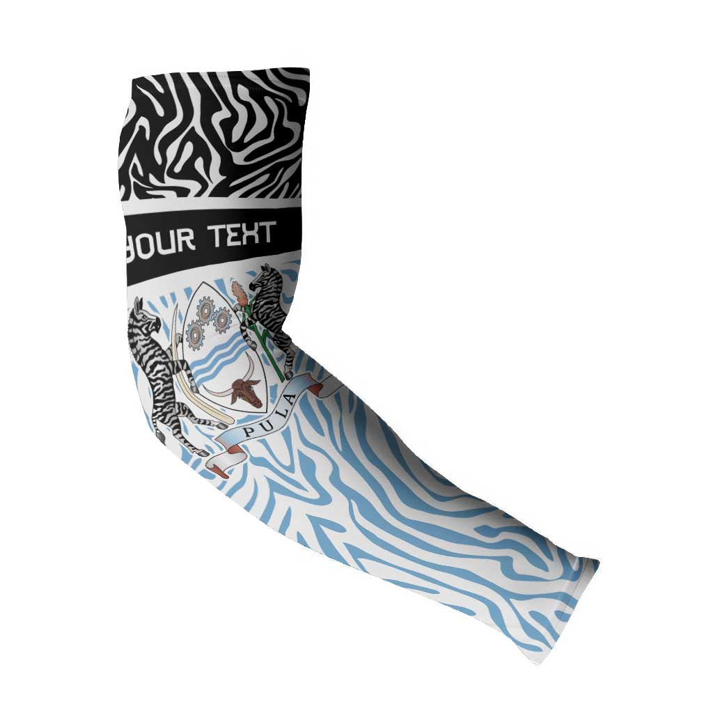 Botswana Personalized Arm Sleeves African Zebra Skins Pattern