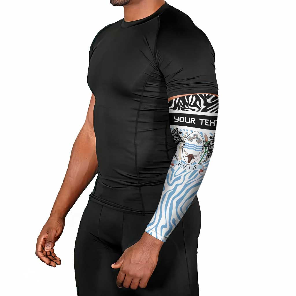 Botswana Personalized Arm Sleeves African Zebra Skins Pattern