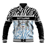 Botswana Personalized Baseball Jacket African Zebra Skins Pattern - African Pride