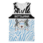 Botswana Personalized Basketball Jersey African Zebra Skins Pattern LT9