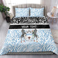 Botswana Personalized Bedding Set African Zebra Skins Pattern - African Pride