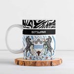 Botswana Personalized Ceramic Mug African Zebra Skins Pattern