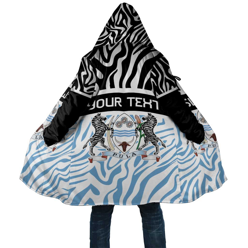 Botswana Personalized Cloak African Zebra Skins Pattern