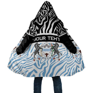 Botswana Personalized Cloak African Zebra Skins Pattern