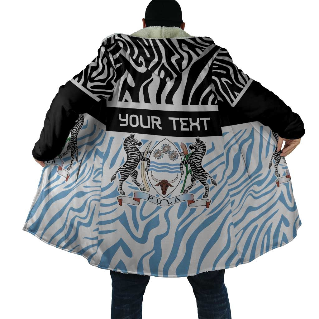 Botswana Personalized Cloak African Zebra Skins Pattern