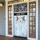 Botswana Personalized Door Cover African Zebra Skins Pattern