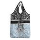 Botswana Personalized Grocery Bag African Zebra Skins Pattern - African Pride