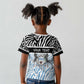 Botswana Personalized Kid T shirt African Zebra Skins Pattern - African Pride