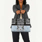 Botswana Personalized Leather Bag African Zebra Skins Pattern