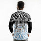 Botswana Personalized Long Sleeve Polo Shirt African Zebra Skins Pattern - African Pride