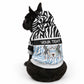 Botswana Personalized Pet Hoodie African Zebra Skins Pattern