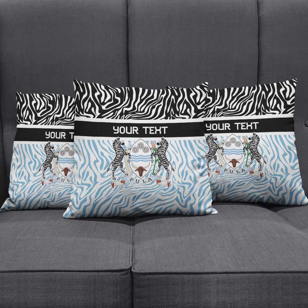 Botswana Personalized Pillow Cover African Zebra Skins Pattern