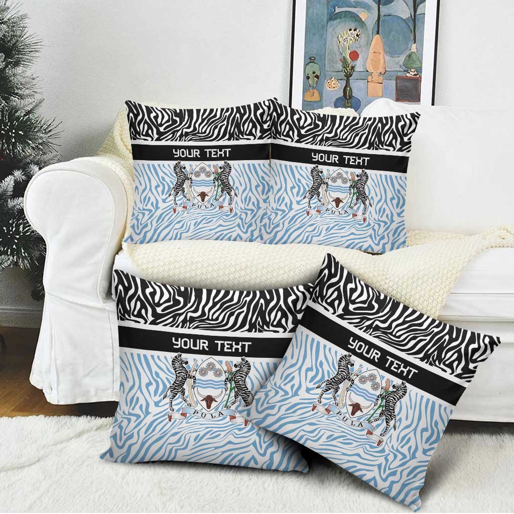 Botswana Personalized Pillow Cover African Zebra Skins Pattern