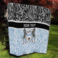 Botswana Personalized Quilt African Zebra Skins Pattern - African Pride
