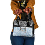 Botswana Personalized Shoulder Handbag African Zebra Skins Pattern - African Pride