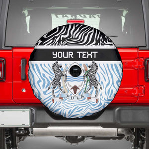 Botswana Personalized Spare Tire Cover African Zebra Skins Pattern - African Pride