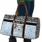 Botswana Personalized Travel Bag African Zebra Skins Pattern
