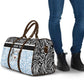Botswana Personalized Travel Bag African Zebra Skins Pattern