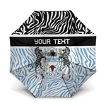 Botswana Personalized Umbrella African Zebra Skins Pattern