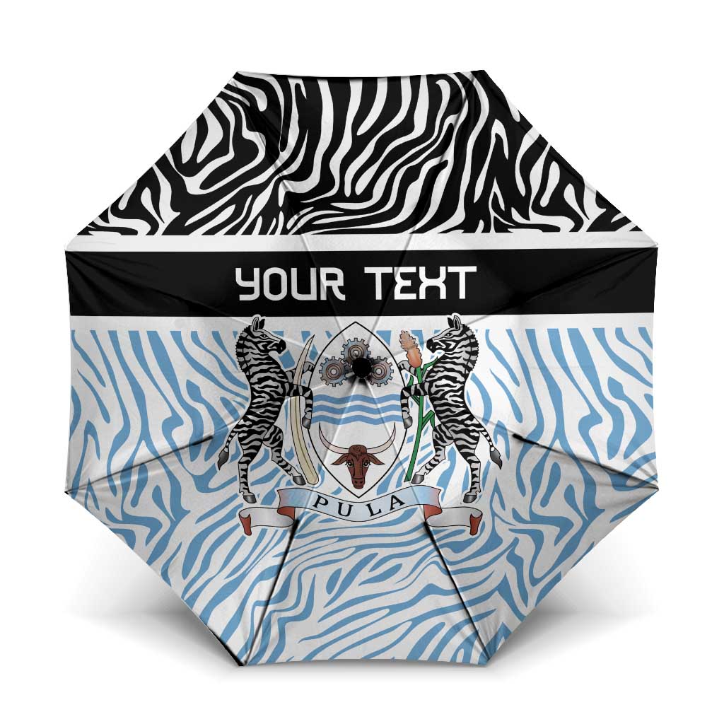 Botswana Personalized Umbrella African Zebra Skins Pattern