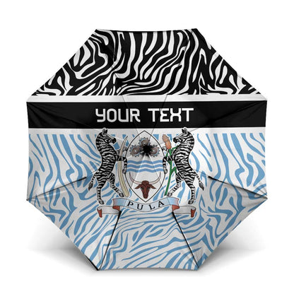 Botswana Personalized Umbrella African Zebra Skins Pattern