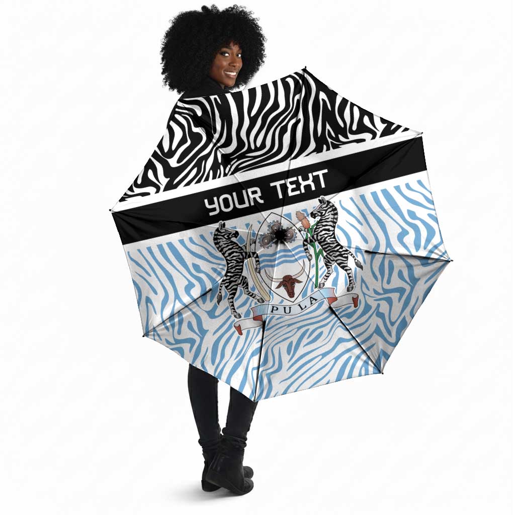 Botswana Personalized Umbrella African Zebra Skins Pattern