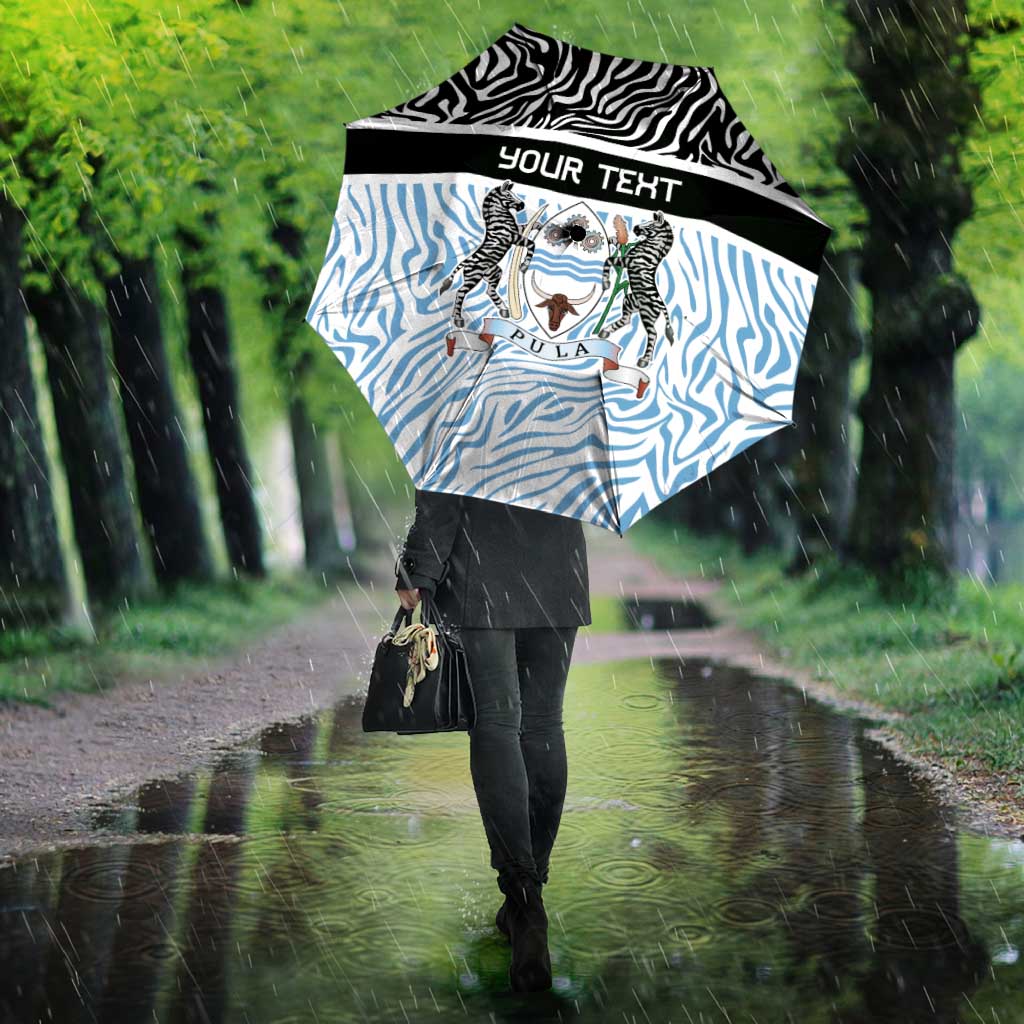 Botswana Personalized Umbrella African Zebra Skins Pattern
