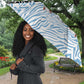 Botswana Personalized Umbrella African Zebra Skins Pattern