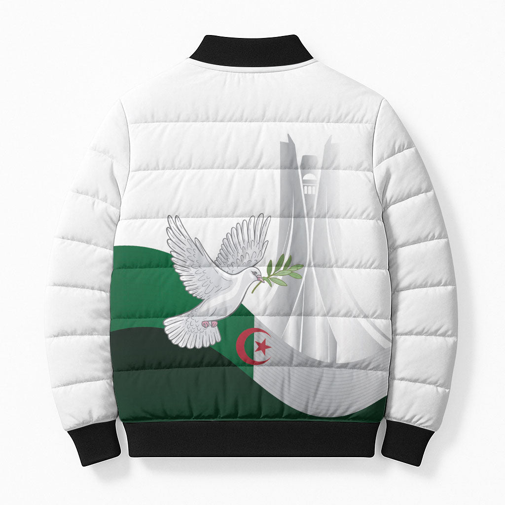 Algerian 1954 Revolution Anniversary Bomber Puffer Jacket