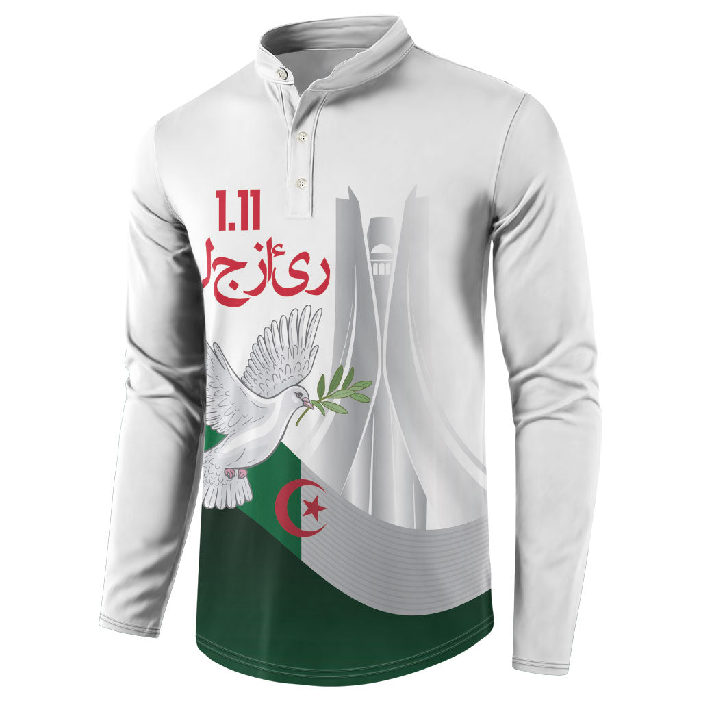 Algerian 1954 Revolution Anniversary Button Sweatshirt
