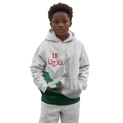 Algerian 1954 Revolution Anniversary Kid Hoodie
