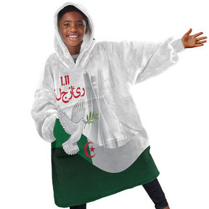 Algerian 1954 Revolution Anniversary Kid Wearable Blanket Hoodie